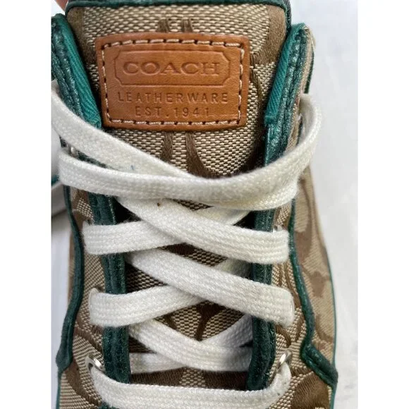 Coach Barrett Women's Canvas Sneakers / Shoes Size 9B SKU 4245 - Picture 8 of 8